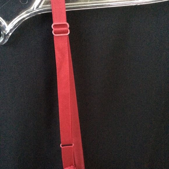 Vintage burgundy midi slip, sz XL - Picture 6 of 6